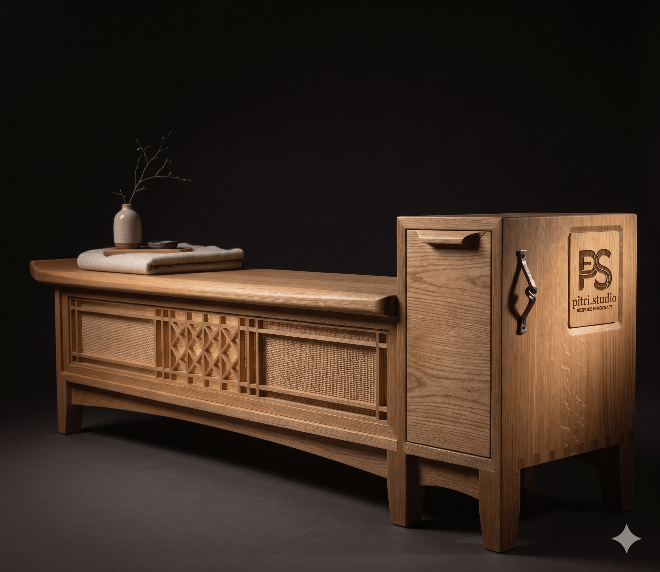 Dílna s hoblicí a ručním nářadím